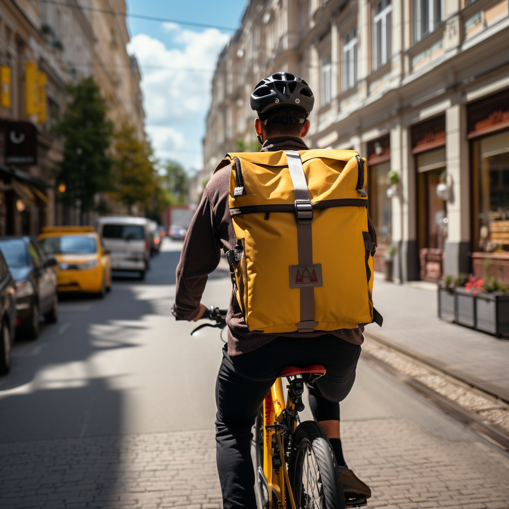 Bike Courier: Bistro Express Delivery