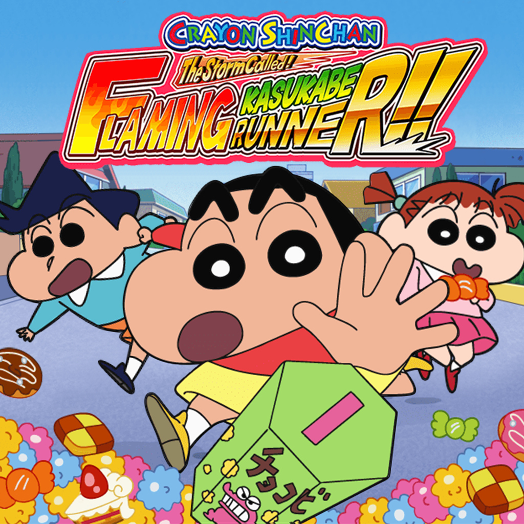 CRAYON SHINCHAN The Storm Called FLAMING KASUKABE RUNNER!!